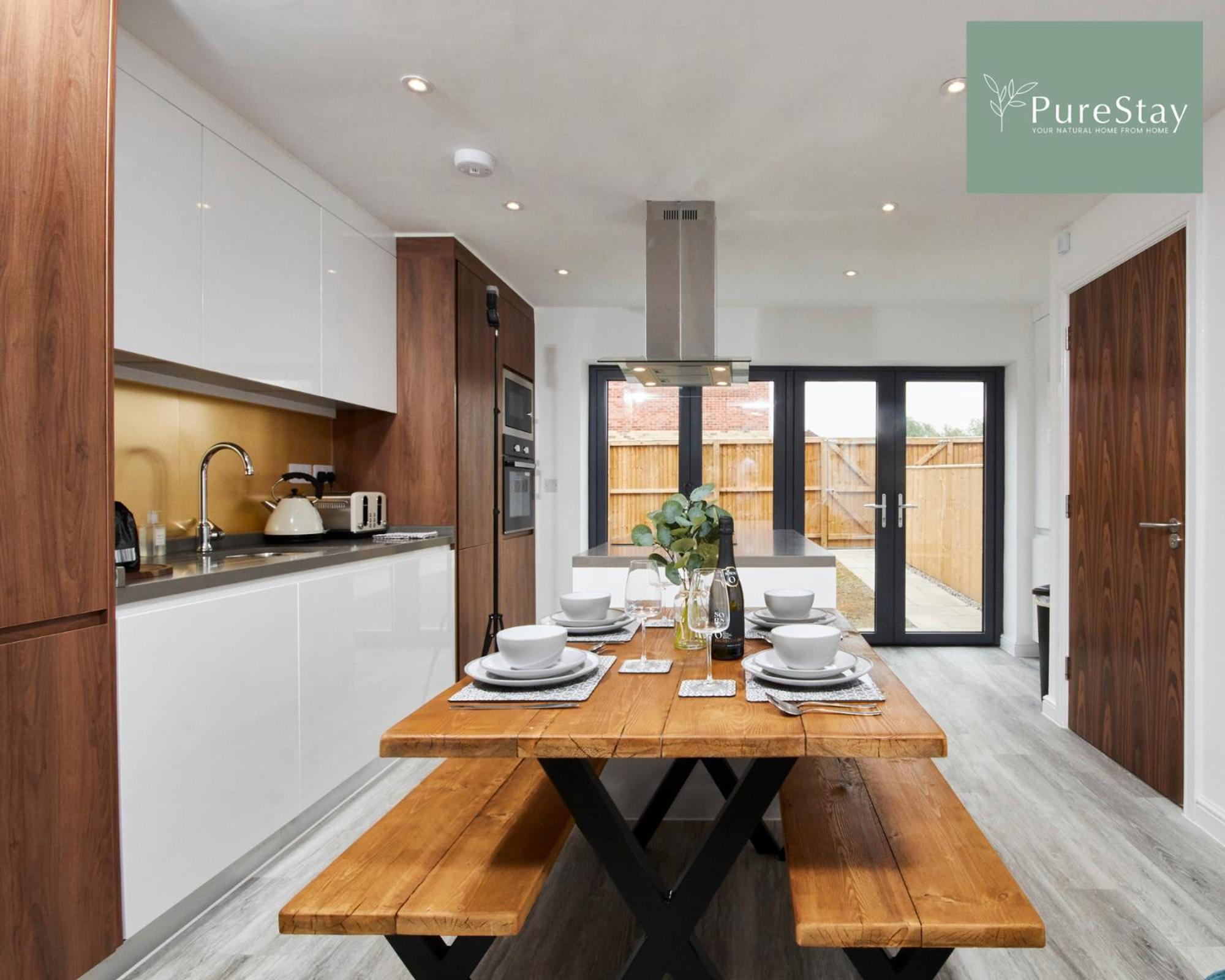 Stunning 5 Bed House in Manchester Sleeps8 wParking Exterior foto